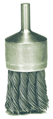 1-1/8'' Diameter - Knot Type Steel Wire End Brush - A1 Tooling