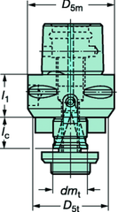 C439105C22025 Capto® Adapter - A1 Tooling