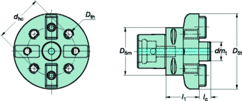 C8 391.XL-40 065 CoroBore® xL - A1 Tooling