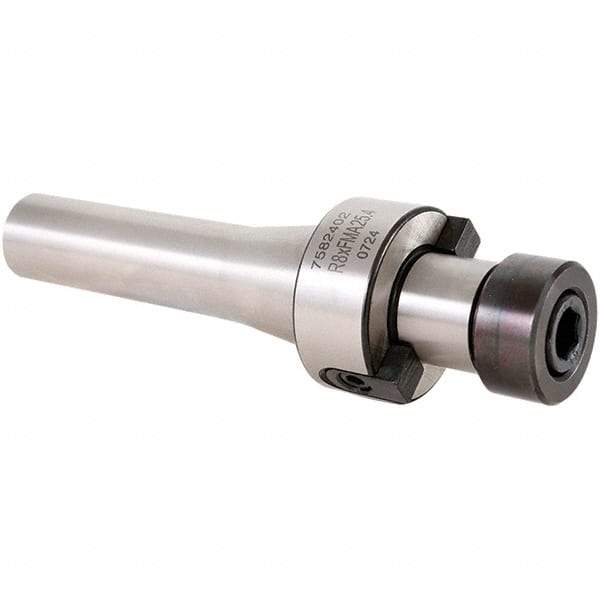 Techniks - R8 Taper Face Mill Holder & Adapter - 3/4" Pilot Diam, 4.7" Arbor Length - Exact Industrial Supply