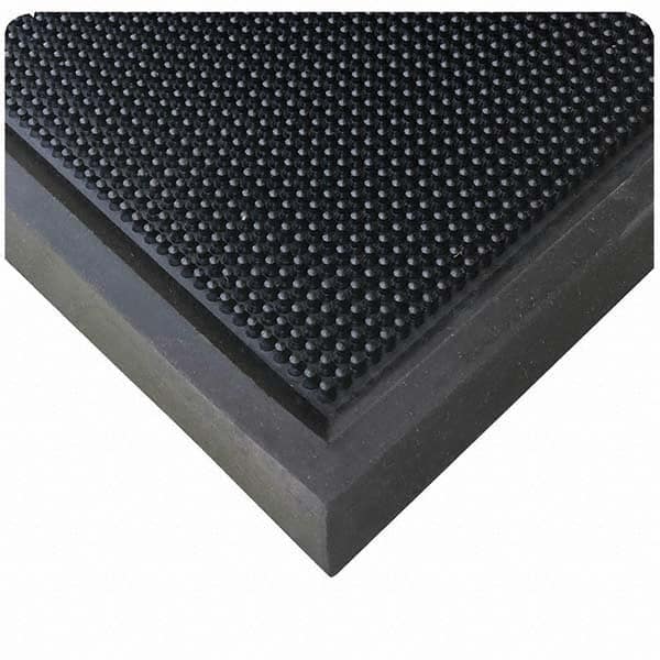 Wearwell - 32" Long x 24" Wide, Natural Rubber Surface, Boot Scrape Surface Entrance Matting - A1 Tooling