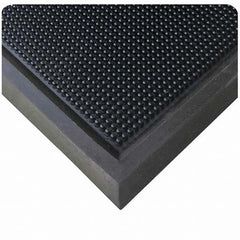 Wearwell - 36" Long x 24" Wide, Natural Rubber Surface, Boot Scrape Surface Entrance Matting - A1 Tooling