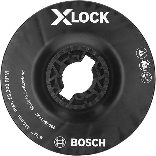 Bosch - Disc Backing Pads Backing Pad Type: Disc Backing Pad Pad Diameter (Inch): 4-1/2 - A1 Tooling