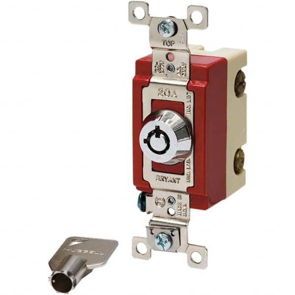 Bryant Electric - Key Switches Switch Type: 4 Tumbler Switch Sequence: On-Off - A1 Tooling