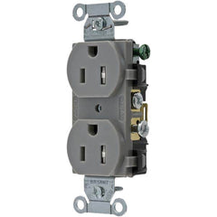 Bryant Electric - Straight Blade Receptacles Receptacle Type: Duplex Receptacle Grade: Commercial - A1 Tooling