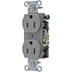 Bryant Electric - Straight Blade Receptacles Receptacle Type: Duplex Receptacle Grade: Commercial - A1 Tooling