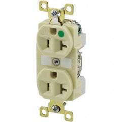 Bryant Electric - Straight Blade Receptacles Receptacle Type: Duplex Receptacle Grade: Hospital - A1 Tooling