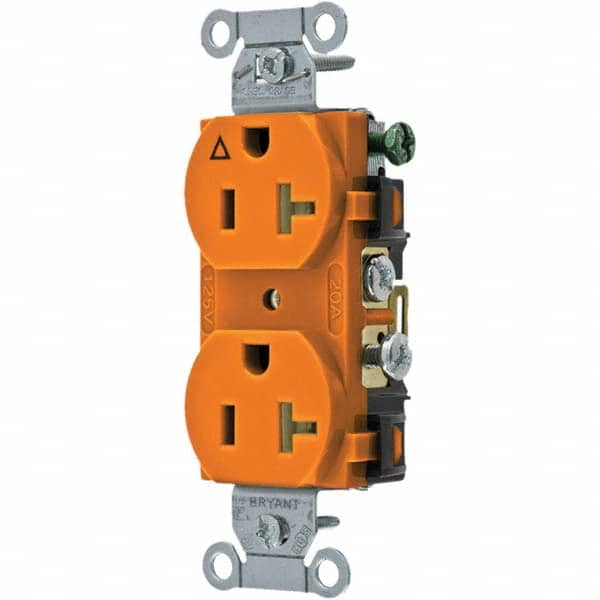 Bryant Electric - Straight Blade Receptacles Receptacle Type: Duplex Receptacle Grade: Commercial - A1 Tooling