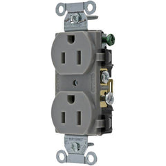 Bryant Electric - Straight Blade Receptacles Receptacle Type: Duplex Receptacle Grade: Commercial - A1 Tooling