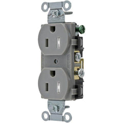 Bryant Electric - Straight Blade Receptacles Receptacle Type: Duplex Receptacle Grade: Commercial - A1 Tooling