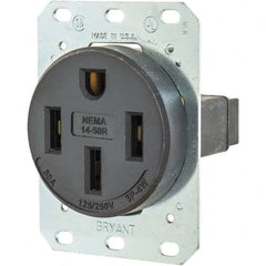 Bryant Electric - Straight Blade Receptacles Receptacle Type: Single Receptacle Grade: Industrial - A1 Tooling