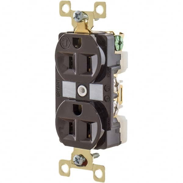 Bryant Electric - Straight Blade Receptacles Receptacle Type: Duplex Receptacle Grade: Industrial - A1 Tooling