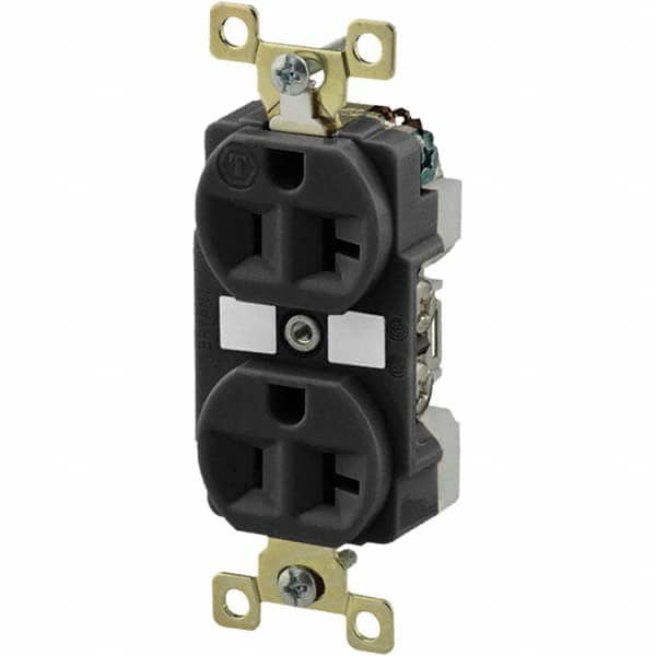 Bryant Electric - Straight Blade Receptacles Receptacle Type: Duplex Receptacle Grade: Industrial - A1 Tooling