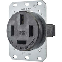 Bryant Electric - Straight Blade Receptacles Receptacle Type: Single Receptacle Grade: Industrial - A1 Tooling