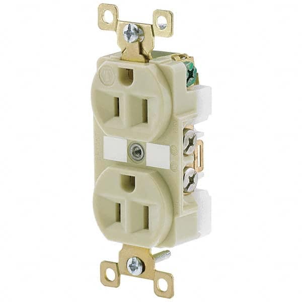 Bryant Electric - Straight Blade Receptacles Receptacle Type: Duplex Receptacle Grade: Industrial - A1 Tooling