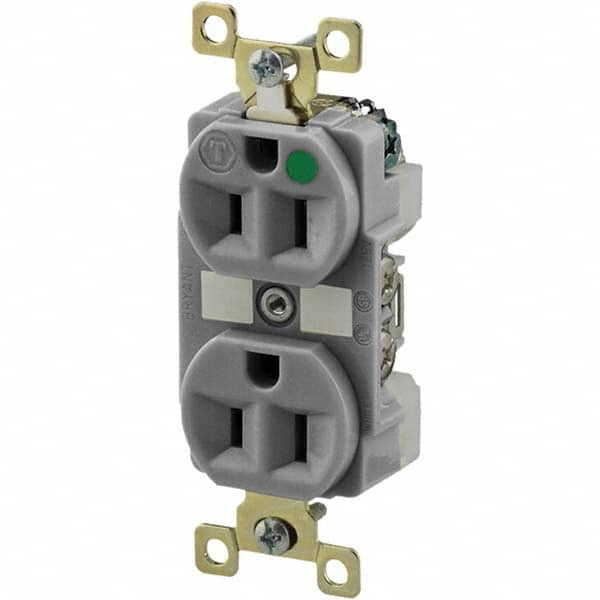 Bryant Electric - Straight Blade Receptacles Receptacle Type: Duplex Receptacle Grade: Hospital - A1 Tooling