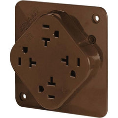 Bryant Electric - Straight Blade Receptacles Receptacle Type: Fourplex Receptacle Grade: Industrial - A1 Tooling