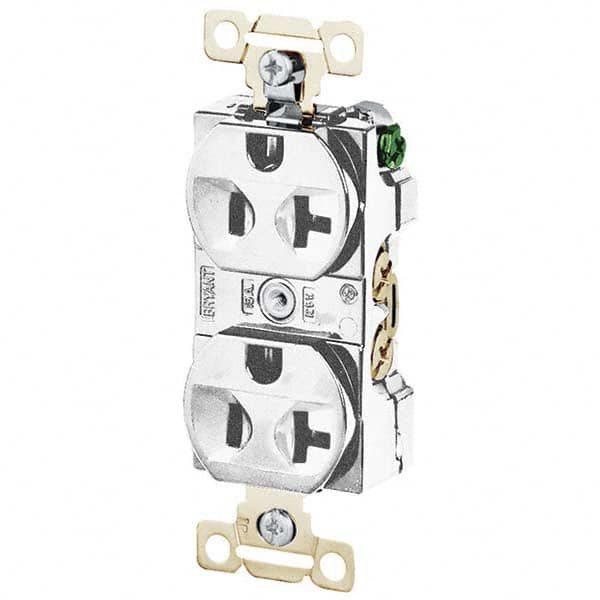 Bryant Electric - Straight Blade Receptacles Receptacle Type: Duplex Receptacle Grade: Industrial - A1 Tooling