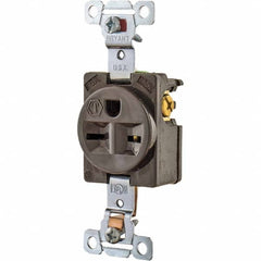 Bryant Electric - Straight Blade Receptacles Receptacle Type: Single Receptacle Grade: Industrial - A1 Tooling