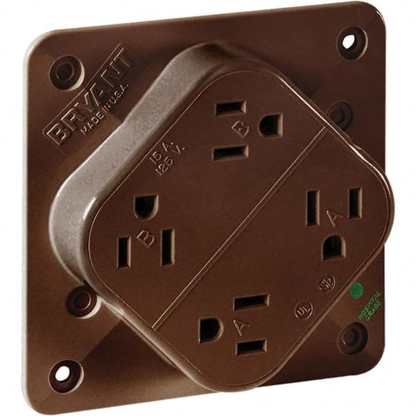 Bryant Electric - Straight Blade Receptacles Receptacle Type: Fourplex Receptacle Grade: Hospital - A1 Tooling