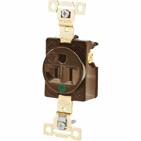 Bryant Electric - Straight Blade Receptacles Receptacle Type: Single Receptacle Grade: Hospital - A1 Tooling