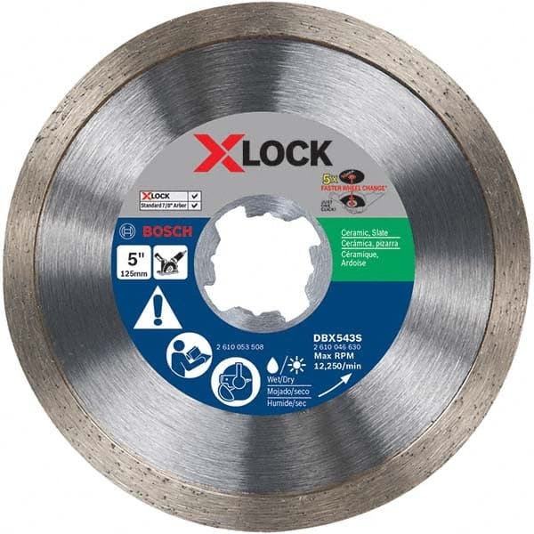 Bosch - Wet & Dry-Cut Saw Blades Blade Diameter (Inch): 5 Blade Material: Diamond-Tipped - A1 Tooling