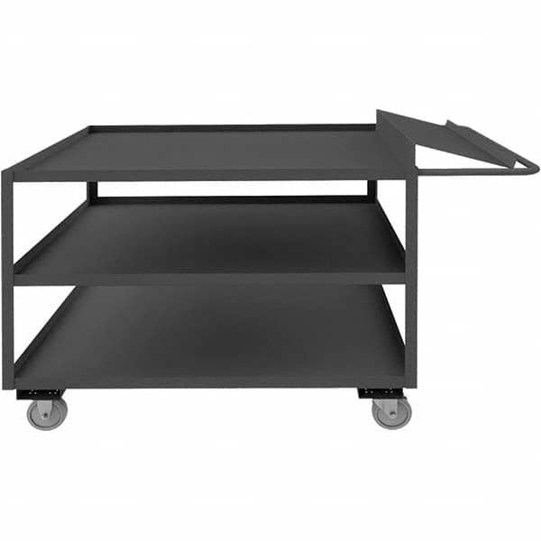 Durham - 1,200 Lb Capacity, 36-1/4" Wide x 63-1/4" Long x 40-11/16" High Order Picking Cart - A1 Tooling