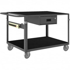 Durham - 1,000 Lb Capacity, 25-1/8" Wide x 42-11/16" Long x 34" High Instrument Cart - A1 Tooling