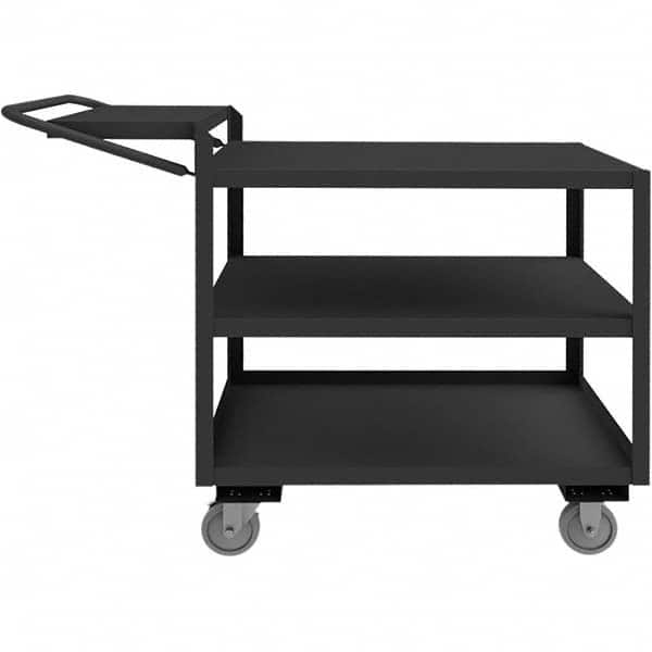 Durham - 1,200 Lb Capacity, 24-1/4" Wide x 52-3/8" Long x 40-1/4" High Order Picking Cart - A1 Tooling