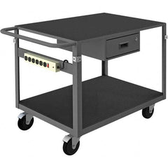 Durham - 1,000 Lb Capacity, 25-1/8" Wide x 42-11/16" Long x 31" High Instrument Cart - A1 Tooling