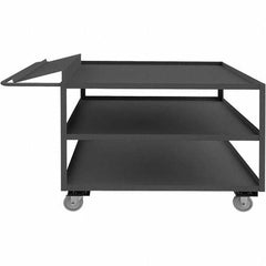 Durham - 1,200 Lb Capacity, 30-1/4" Wide x 87-1/4" Long x 40-11/16" High Order Picking Cart - A1 Tooling