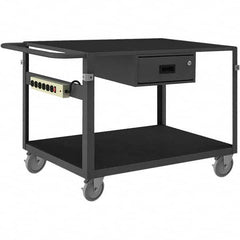 Durham - 1,000 Lb Capacity, 25-1/8" Wide x 42-11/16" Long x 34" High Instrument Cart - A1 Tooling