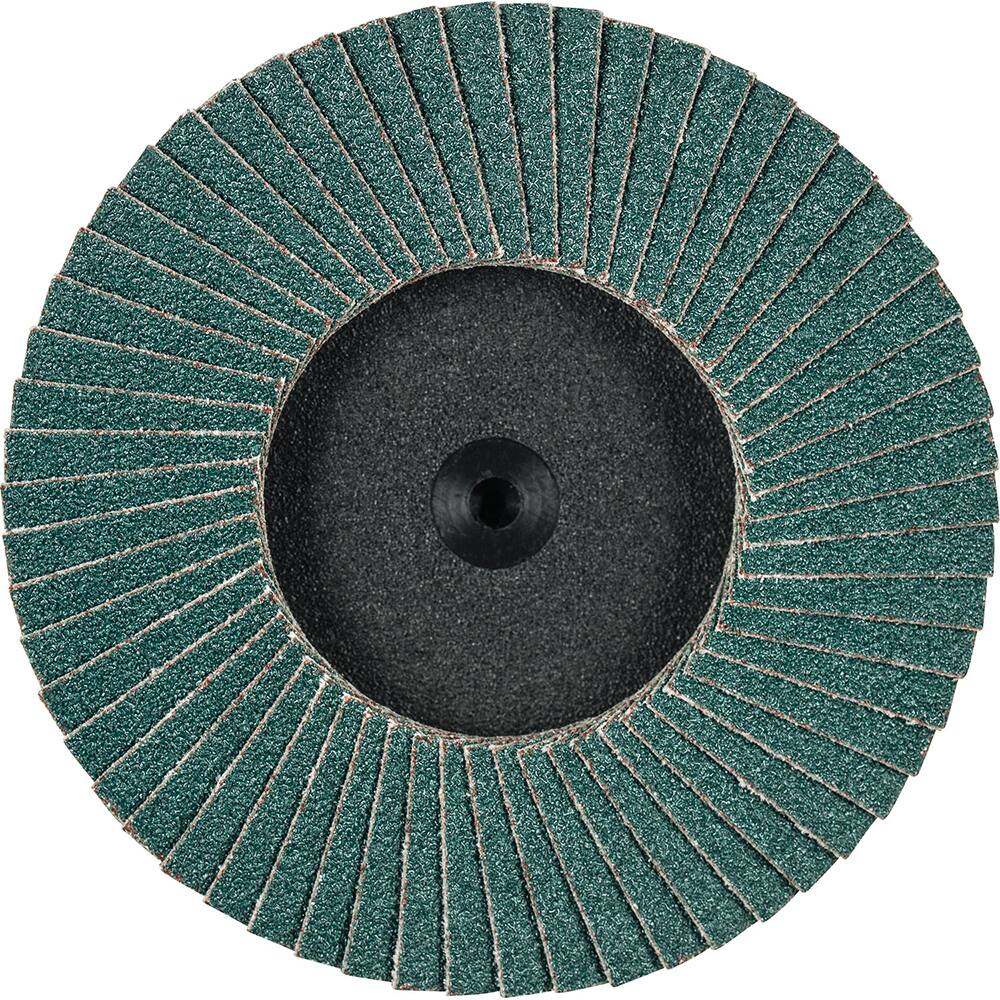 PFERD - Flap Discs; Abrasive Type: Coated ; Flap Disc Type: Compact ; Disc Diameter (Inch): 3 ; Abrasive Material: Zirconia Alumina ; Grit: 80 ; Attaching System: Quick Change Type CDR - Exact Industrial Supply