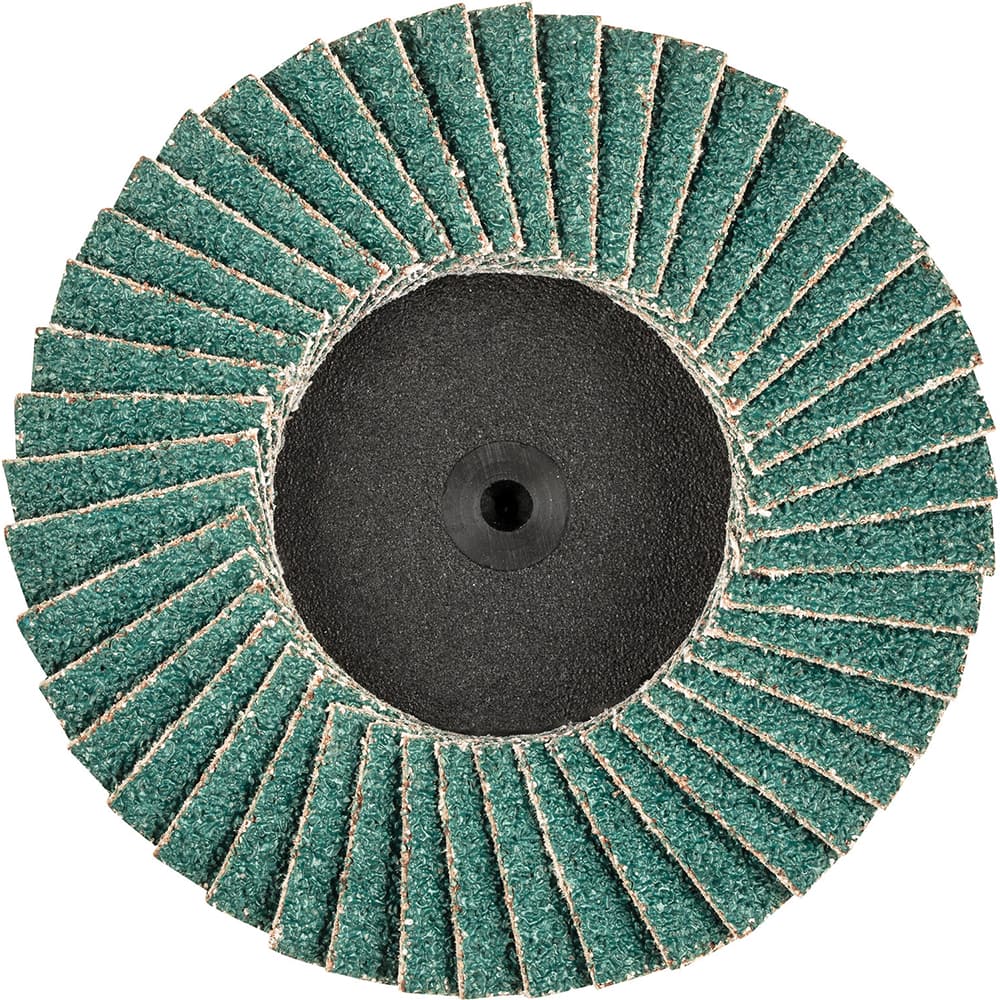 PFERD - Flap Discs; Abrasive Type: Coated ; Flap Disc Type: Compact ; Disc Diameter (Inch): 3 ; Abrasive Material: Zirconia Alumina ; Grit: 40 ; Attaching System: Quick Change Type CDR - Exact Industrial Supply