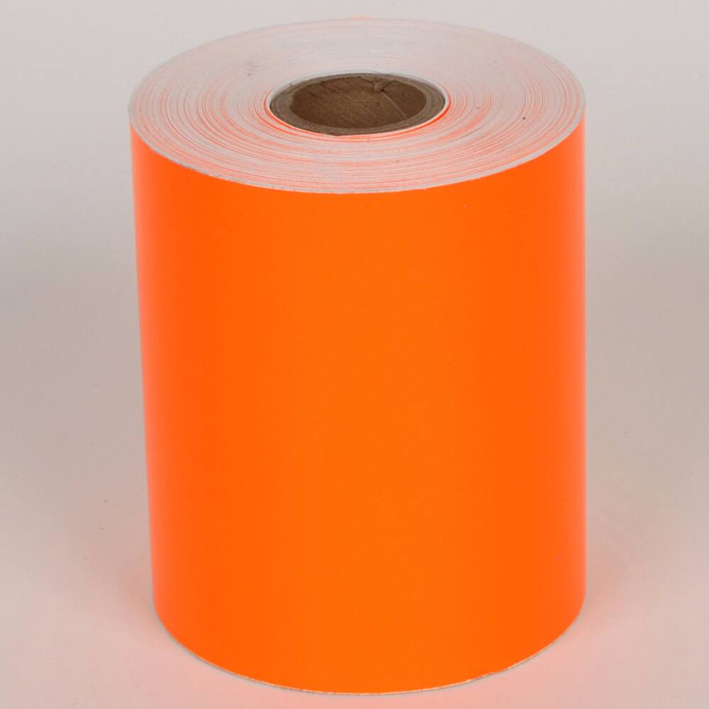 Cobra Systems - Labels, Ribbons & Tapes; Type: Vinyl Tape ; Color: Orange ; For Use With: VNM8 ; Width (Inch): 4 ; Length (Feet): 75 ; Material: Vinyl - Exact Industrial Supply