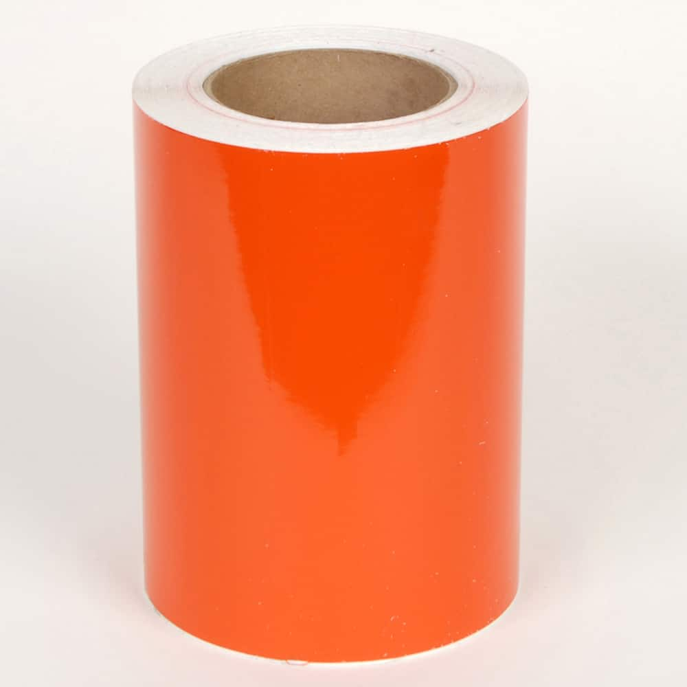 Cobra Systems - Labels, Ribbons & Tapes; Type: Vinyl Tape ; Color: Orange ; For Use With: VNM8 ; Width (Inch): 6 ; Length (Feet): 150 ; Material: Vinyl - Exact Industrial Supply