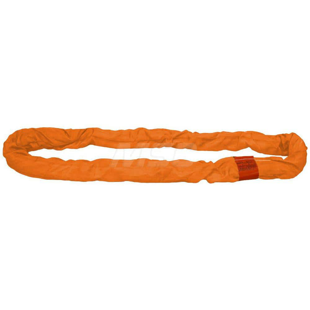 Sling: 2.13″ Wide, 3' Long, 25,000 lb Vertical, 20,000 lb Choker, 50,000 lb Basket, Dyneema & Nylon Orange