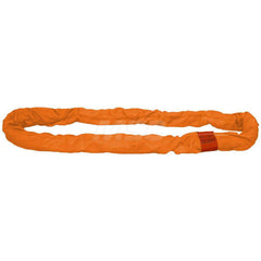 Sling: 2.13″ Wide, 3' Long, 25,000 lb Vertical, 20,000 lb Choker, 50,000 lb Basket, Dyneema & Nylon Orange