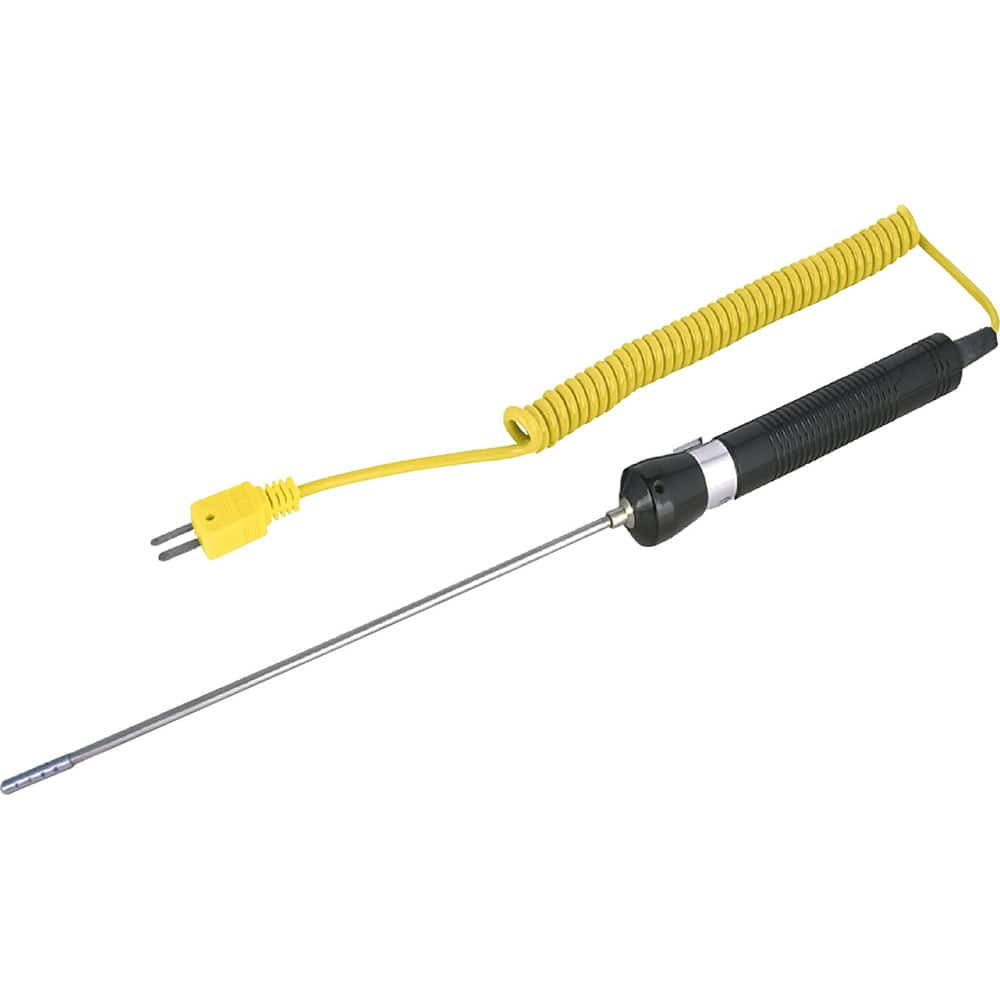 REED Instruments - Digital Thermometers & Probes; Type: Thermocouple Probe ; Maximum Temperature (C): 800.00 ; Maximum Temperature (F): 1652.000 ; Minimum Temperature (C): -50.00 ; Minimum Temperature (F): -58.000 ; Probe Type: K - Exact Industrial Supply