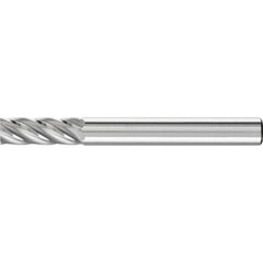 PFERD - SA-1, 1/4" Cut Diam, 1/4" Shank Diam, Carbide Inox Cut Cylinder Burr - Exact Industrial Supply