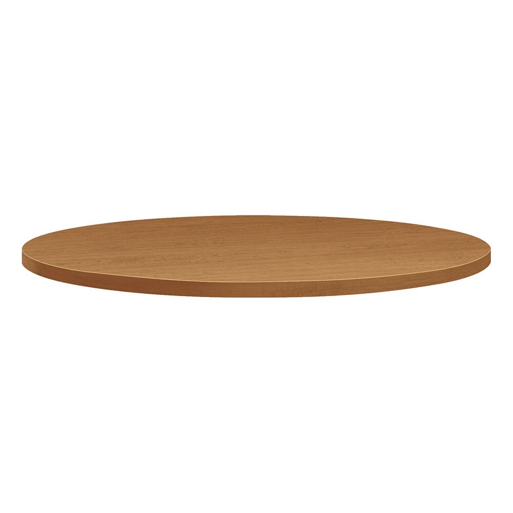 Hon - Stationary Tables; Type: Table Top ; Material: High-Pressure Laminate ; Color: Harvest ; Diameter (Inch): 36 ; Height (Inch): 1-1/8 ; Width (Inch): 36 - Exact Industrial Supply