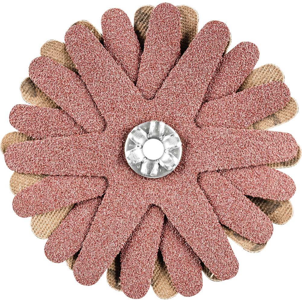 PFERD - Sanding Stars; Abrasive Type: Coated ; Abrasive Material: Aluminum Oxide ; Star Diameter (Inch): 2-1/4 ; Grit: 120 ; Grade: Fine ; Connector Type: Arbor - Exact Industrial Supply