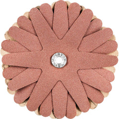 PFERD - Sanding Stars; Abrasive Type: Coated ; Abrasive Material: Aluminum Oxide ; Star Diameter (Inch): 3-1/2 ; Grit: 180 ; Grade: Fine ; Connector Type: Arbor - Exact Industrial Supply