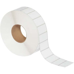 Value Collection - Pack of 4 Rolls, 5,087 Labels per Roll, 2-1/4" x 1-1/4" White Topcoated Facestock Thermal Labels - A1 Tooling