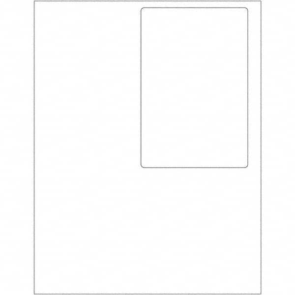 Tape Logic - Pack of (100) 4" x 6" White Paper Laser Labels - A1 Tooling