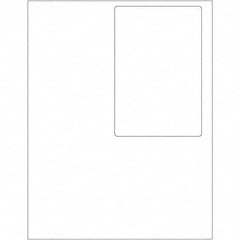 Tape Logic - Pack of (100) 4" x 6" White Paper Laser Labels - A1 Tooling