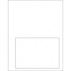 Tape Logic - Pack of (100), 1 Sheet 6-3/4" x 4-3/4" White Paper Laser Labels - A1 Tooling