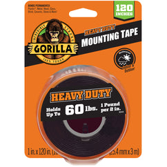 Gorilla Black Heavy Duty Mounting Tape XL 120″ - A1 Tooling