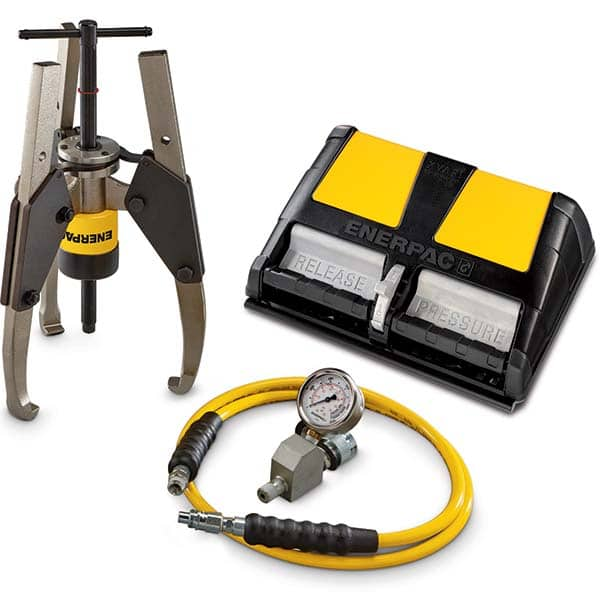 Enerpac - Puller & Separator Sets Type: Hydraulic Puller Set Maximum Spread (Inch): 13.78125 - A1 Tooling