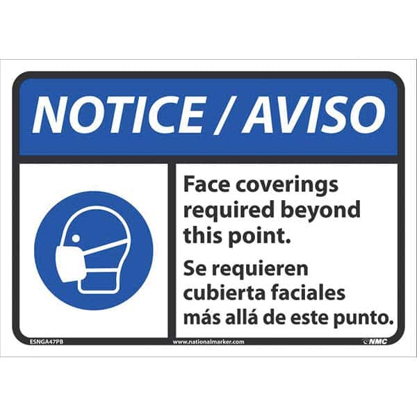 NMC - Safety Signs Message Type: COVID-19 Message or Graphic: Message & Graphic - A1 Tooling